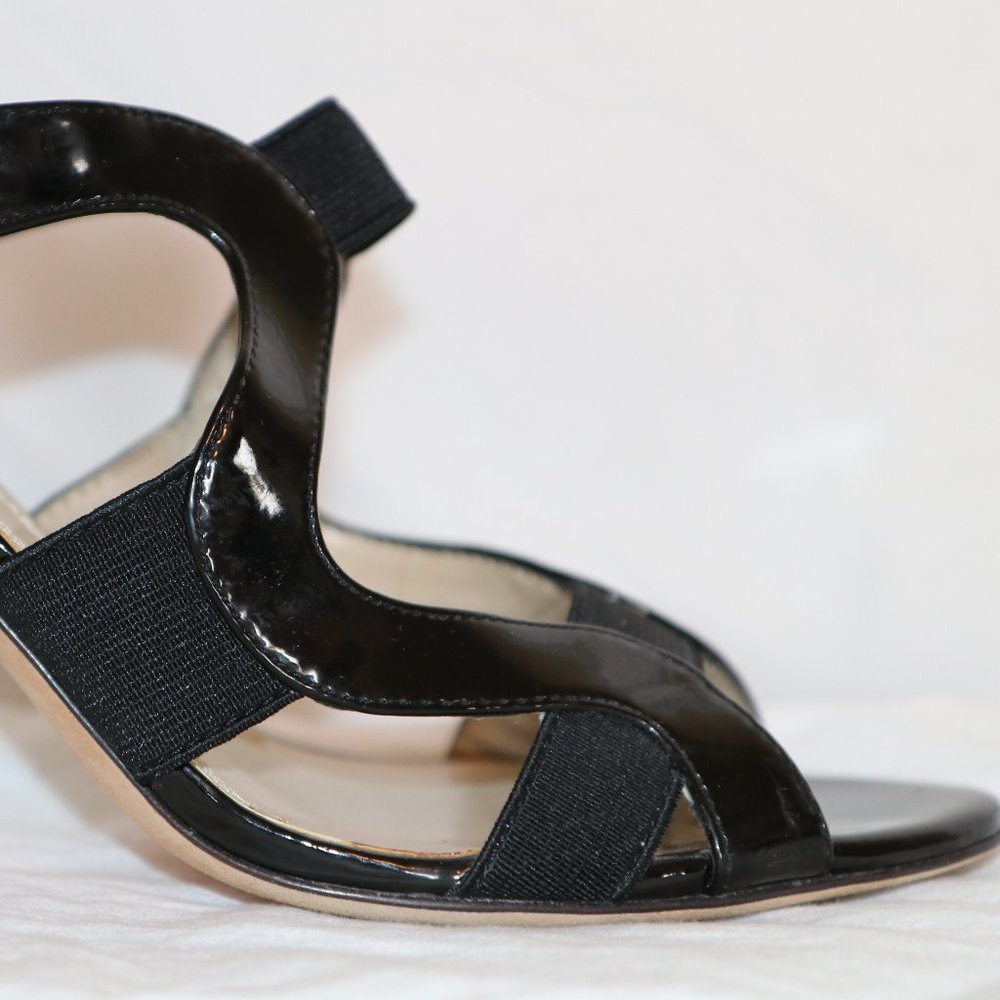 ARNOLD CHURGIN BLACK SANDALS SIZE 8 1/2 USED - Picture 14 of 16